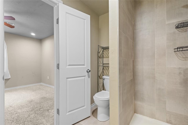 1361 Chestnut Dr, Oklahoma City, OK 73119 - bathroom featuring tiled shower