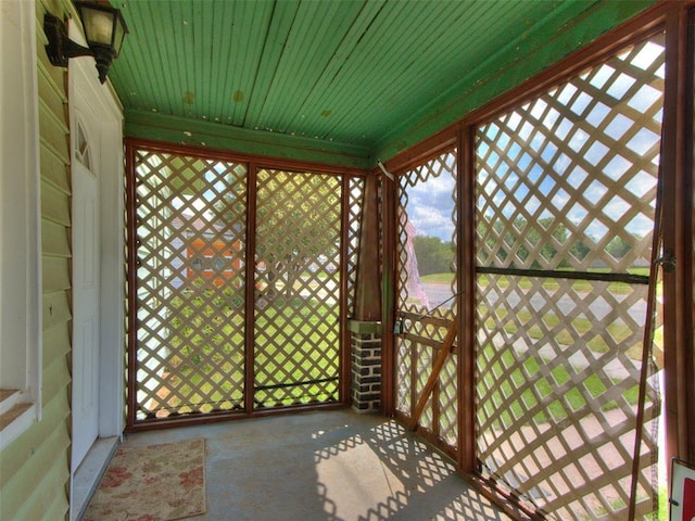 610 N Choctaw Ave, El Reno, OK 73036 - view of unfurnished sunroom