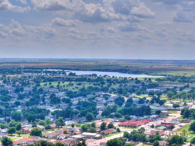 610 N Choctaw Ave, El Reno, OK 73036 - drone / aerial view of a nearby body of water