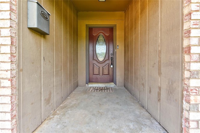 1021 SW 1st St, Moore, OK 73160 - property entrance featuring brick siding