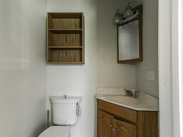 2618 NW Apache Rd, Piedmont, OK 73078 - half bath with vanity and toilet