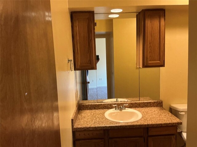 600 NW 4th St Unit 305N, Oklahoma City, OK 73102 - bathroom with toilet and vanity