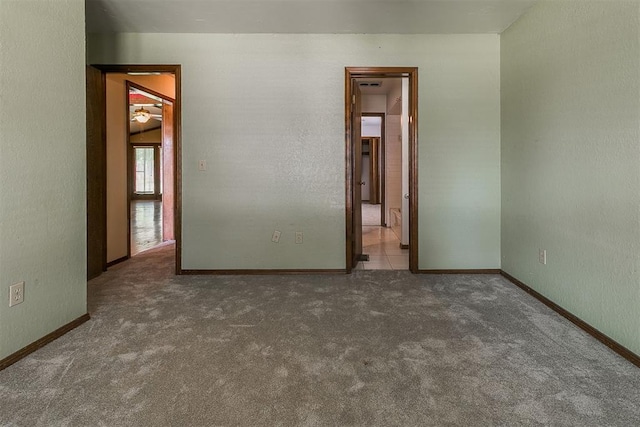 10201 Mantle Ct, Oklahoma City, OK 73162 - spare room with carpet floors and ceiling fan