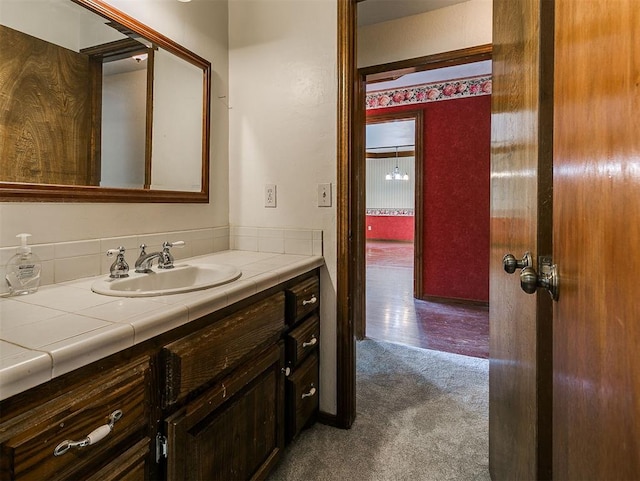 10201 Mantle Ct, Oklahoma City, OK 73162 - bathroom with vanity