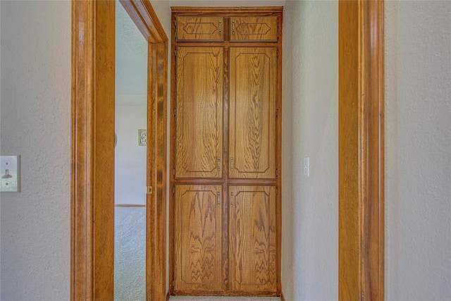 2109 Shamrock Dr, Edmond, OK 73003 - detailed view of a textured wall and carpet flooring