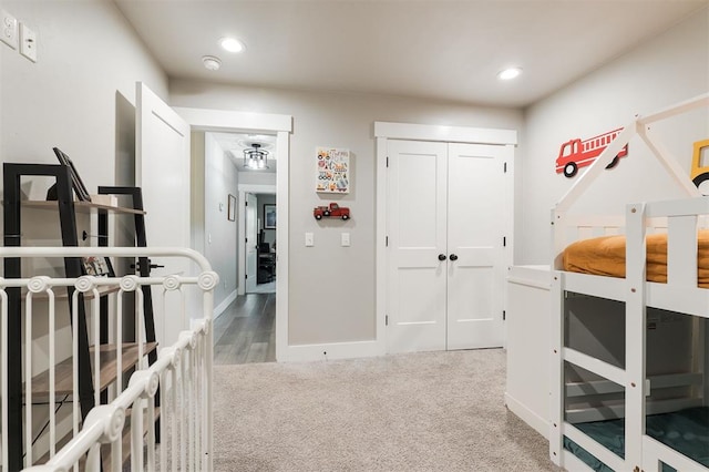 337030 E 1016th Rd, Meeker, OK 74855 - hall with carpet floors and recessed lighting