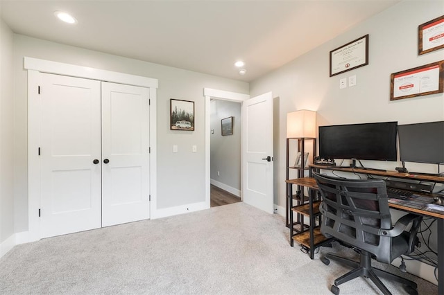 337030 E 1016th Rd, Meeker, OK 74855 - office space with carpet floors and recessed lighting