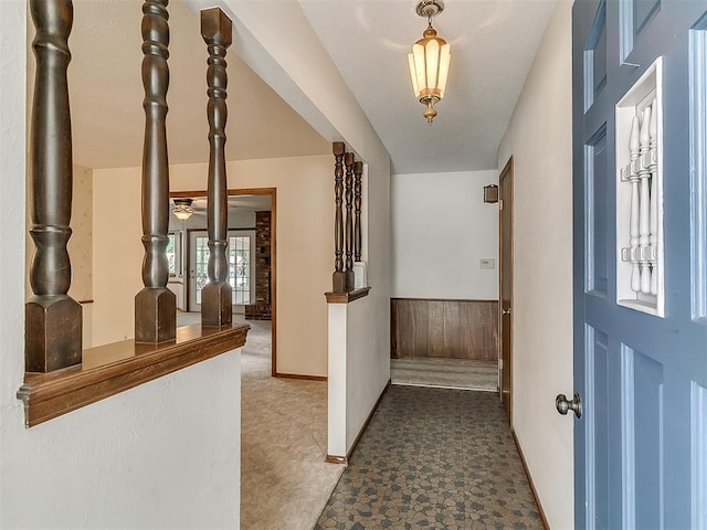 3000 Beverly Dr, Edmond, OK 73013 - hallway with carpet and baseboards