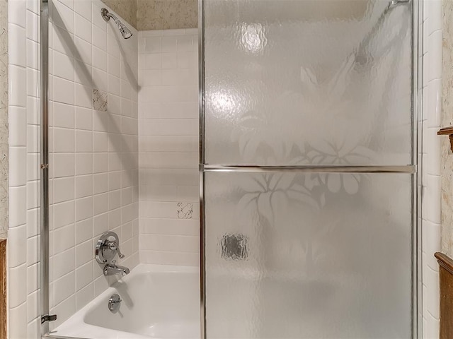 3000 Beverly Dr, Edmond, OK 73013 - bathroom featuring bath / shower combo with glass door