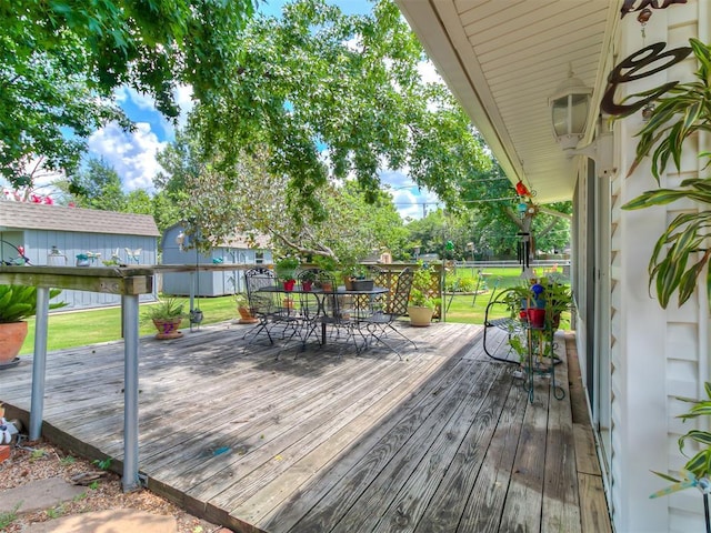 3000 Beverly Dr, Edmond, OK 73013 - deck featuring outdoor dining space