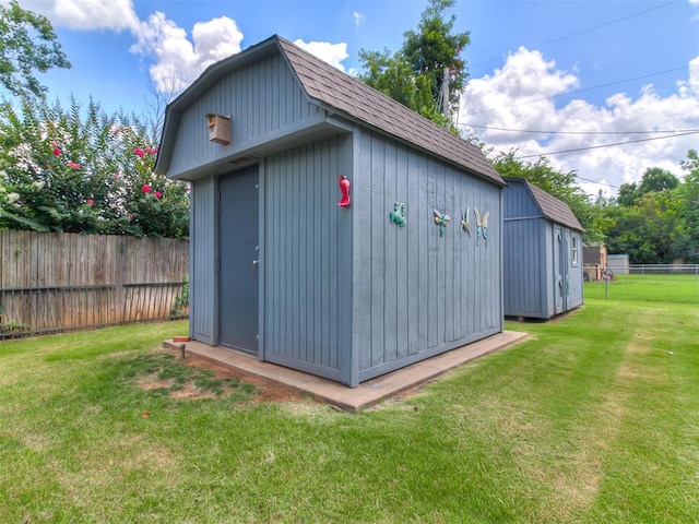 3000 Beverly Dr, Edmond, OK 73013 - view of shed with a fenced backyard