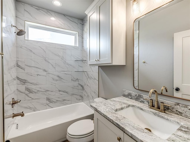 6881 Lake View Ct, Cashion, OK 73016 - bathroom featuring vanity and bathing tub / shower combination
