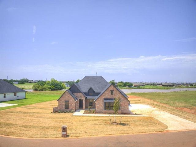6881 Lake View Ct, Cashion, OK 73016 - view of front of property featuring a front yard