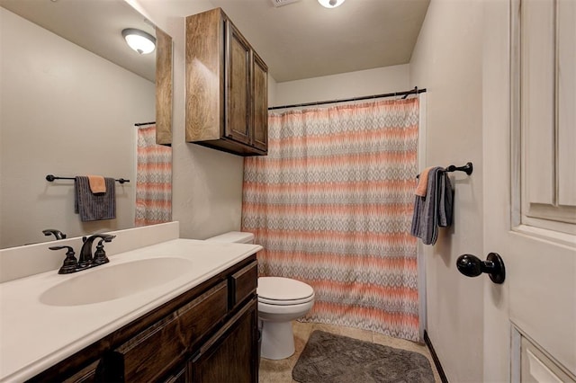 2305 Makaila Way, Yukon, OK 73099 - bathroom featuring vanity and a shower with curtain