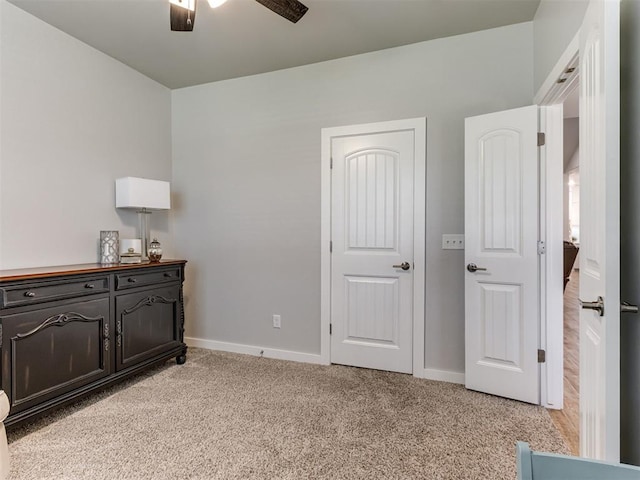 1391 Hickory Trl, Piedmont, OK 73078 - bedroom featuring light colored carpet and a ceiling fan