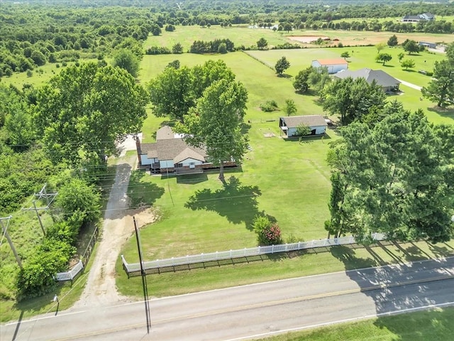 601 N Dobbs Rd, Harrah, OK 73045 - overview of rural landscape