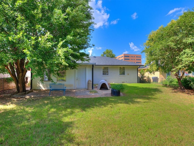 3804 NW 52nd St, Oklahoma City, OK 73112 - rear view of property featuring a patio