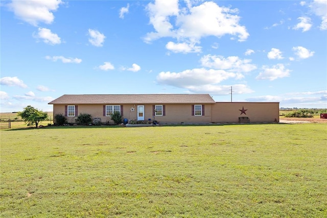 5097 County St Unit 2580, Hinton, OK 73047 - view of front of home with a front lawn