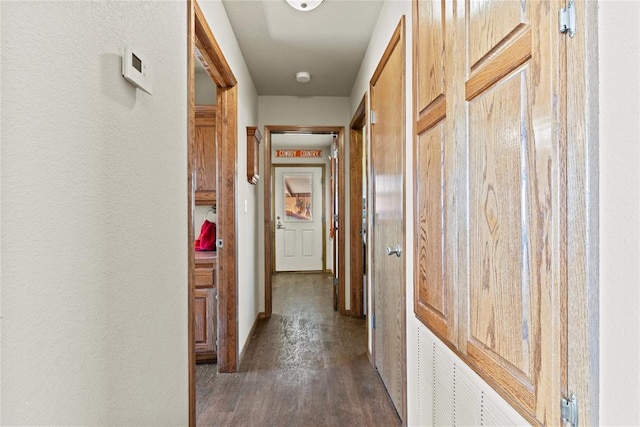 5097 County St Unit 2580, Hinton, OK 73047 - hall featuring wood finished floors and baseboards