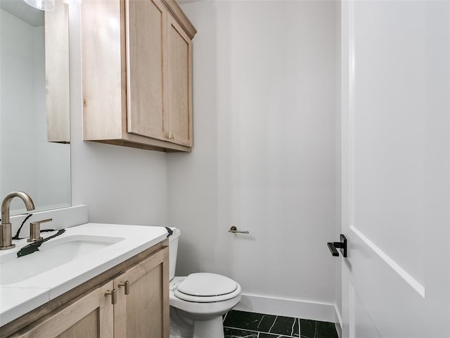 216 Pont Neuf Ct, Edmond, OK 73034 - bathroom with vanity and toilet