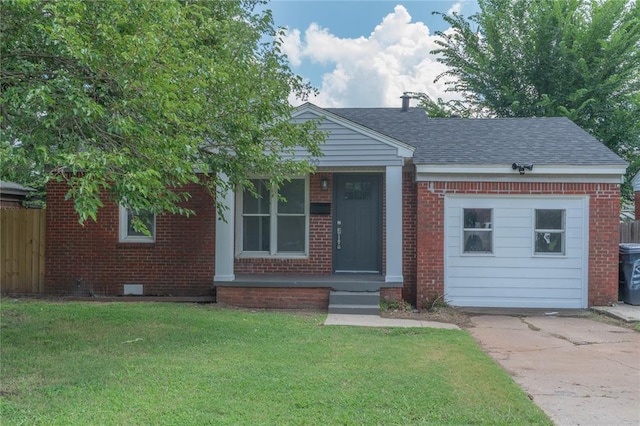 1120 SW 47th St, Oklahoma City, OK 73109 - view of front facade with brick siding, covered porch, and roof with shingles