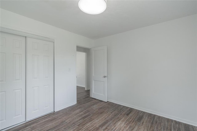1120 SW 47th St, Oklahoma City, OK 73109 - unfurnished bedroom featuring wood finished floors and a closet