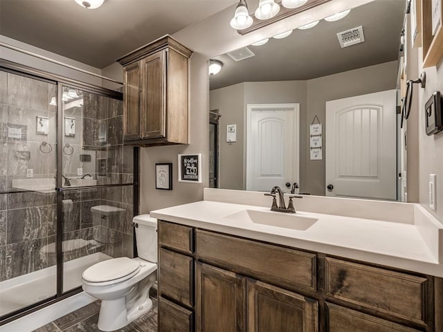 12812 Double V Dr, Piedmont, OK 73078 - full bath featuring vanity and a stall shower