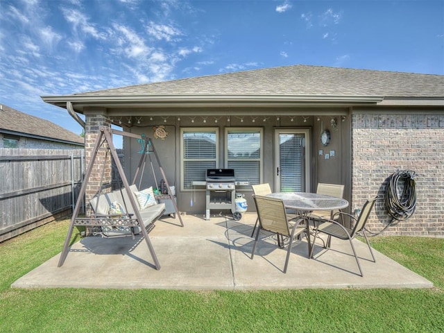 12812 Double V Dr, Piedmont, OK 73078 - view of patio / terrace with a grill