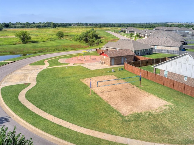 12812 Double V Dr, Piedmont, OK 73078 - view of community featuring a water view