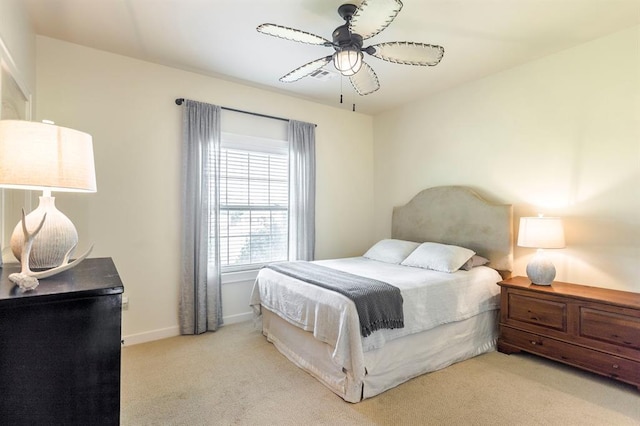 775 Magnolia Ln, Tuttle, OK 73089 - carpeted bedroom featuring baseboards and ceiling fan