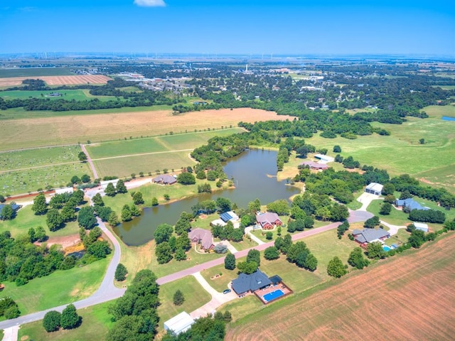 775 Magnolia Ln, Tuttle, OK 73089 - bird's eye view of a nearby body of water