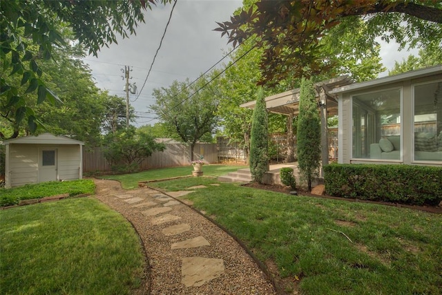 1114 Glenwood Ave, Nichols Hills, OK 73116 - fenced backyard with a storage shed