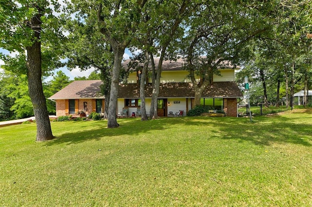 12629 Teakwood Rd, Oklahoma City, OK 73013 - view of front facade featuring brick siding