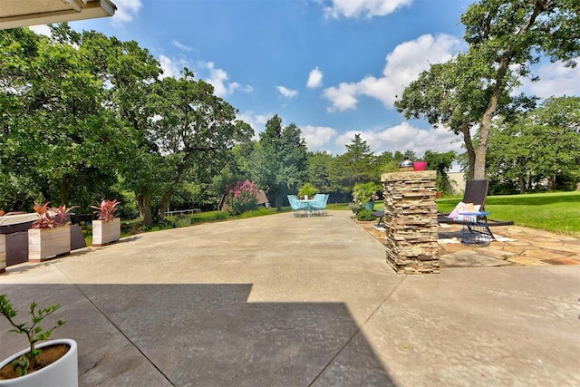 12629 Teakwood Rd, Oklahoma City, OK 73013 - view of patio with view of scattered trees