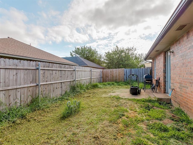 629 NW 121st St, Oklahoma City, OK 73114 - fenced backyard featuring a patio