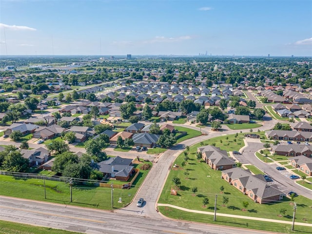 629 NW 121st St, Oklahoma City, OK 73114 - aerial overview of property's location featuring nearby suburban area