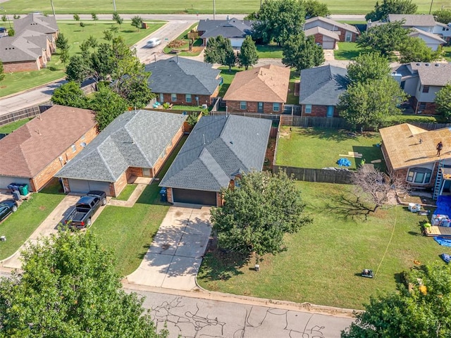 629 NW 121st St, Oklahoma City, OK 73114 - aerial perspective of suburban area