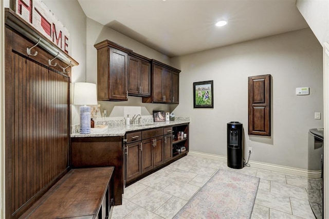 3937 NW 167th Ter, Edmond, OK 73012 - washroom featuring baseboards and recessed lighting