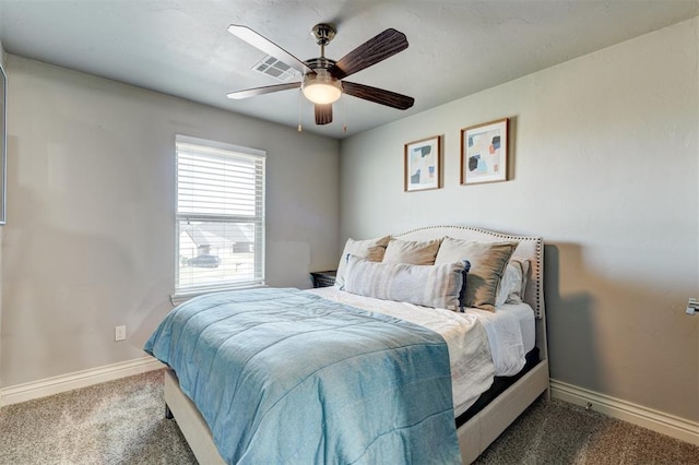 3937 NW 167th Ter, Edmond, OK 73012 - carpeted bedroom featuring baseboards and ceiling fan