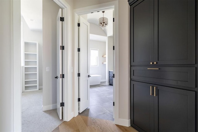 4716 Moulin Rd, Edmond, OK 73034 - hall featuring baseboards