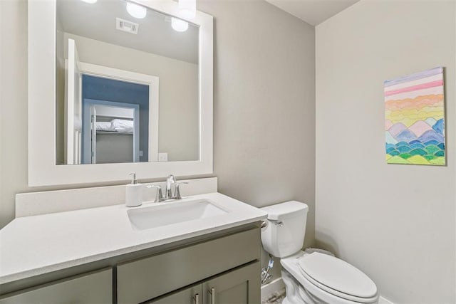 637 NW 179th Cir, Edmond, OK 73012 - half bath with vanity and toilet