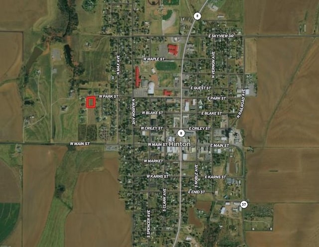 N Allison St, Hinton, OK 73047
