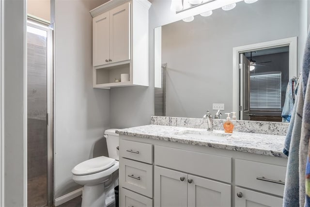 9125 NE Mustang Rd, Piedmont, OK 73078 - full bathroom featuring vanity and toilet