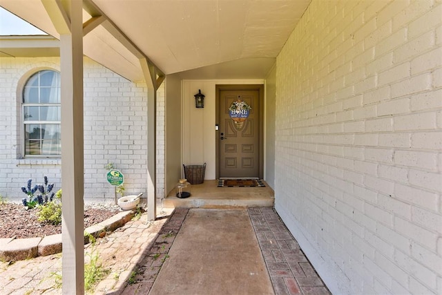 201 N English Dr, Moore, OK 73160 - entrance to property with brick siding