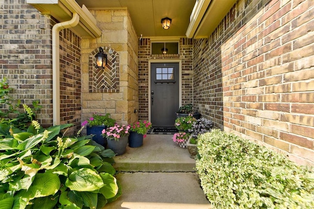 9920 NW 142nd St, Yukon, OK 73099 - property entrance with brick siding