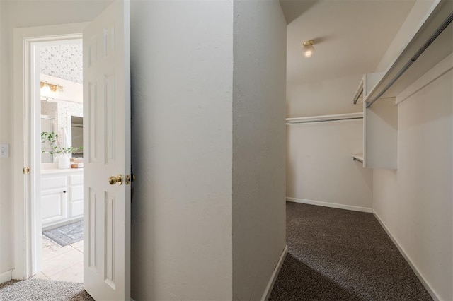 1723 Grey Hawk Rd, Edmond, OK 73003 - spacious closet with carpet floors