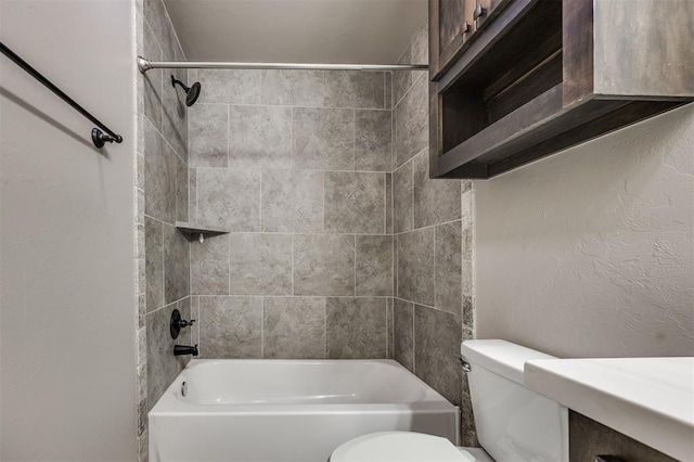 2208 Rivera Rd, Yukon, OK 73099 - full bath featuring bathtub / shower combination and a textured wall