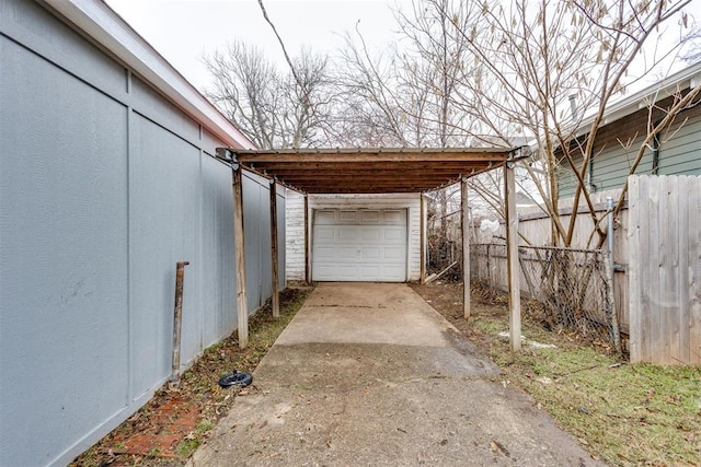 1617 NW 31st St, Oklahoma City, OK 73118 - garage featuring driveway and a garage