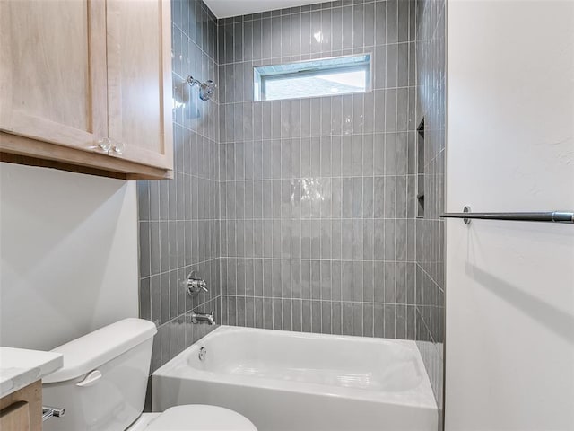 208 Pont Neuf Ct, Edmond, OK 73034 - bathroom featuring shower / washtub combination and vanity