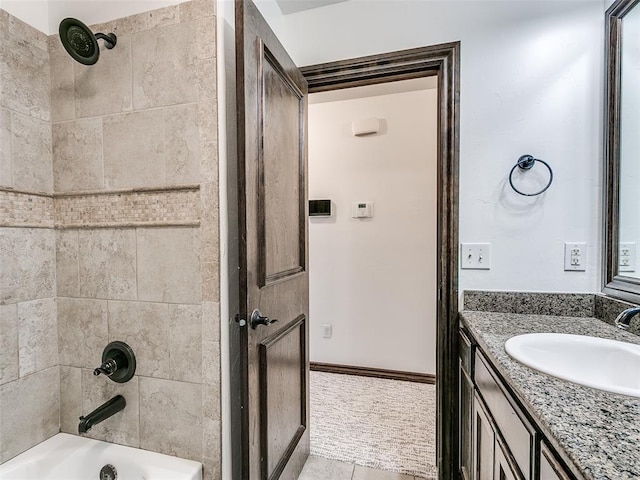 3205 NW 192nd Ter, Edmond, OK 73012 - full bathroom with vanity and bathing tub / shower combination
